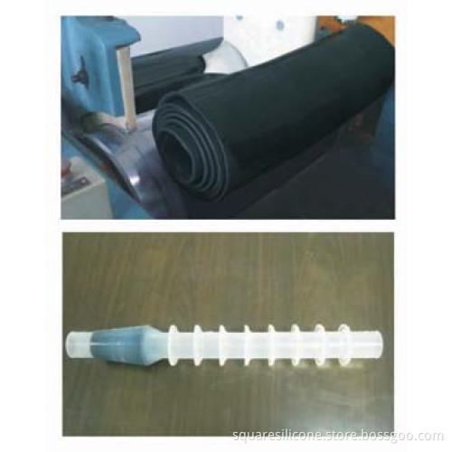 Solid Silicone Rubber for Insulator Terminals or Connector ´s Stress Cone Semi-Counductor